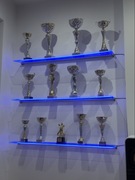 Półki led plexiglass 100x13cm 3 sztuki