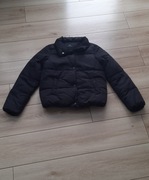Czarna puchowa kurtka Cropp M