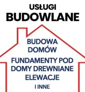 Budowa domów. Fundamenty. Elewacje. Prace ziemne
