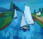 Pejzaż, Maurice Vlaminck, 31,5x35