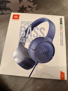 Nowe słuchawki JBL tune 500 granatowe