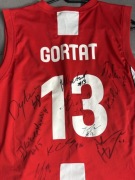Koszulka Marcin Gortat z autografami całej kadry Eurobasket 2009
