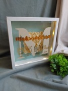 Metryczka ramka 3d z podświetleniem - prezent na chrzest, roczek, narodziny