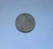Moneta mennicza kolekcjonerska 100zł 1990