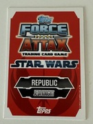 Karty Star Wars Topps Force Attax Series 3 Czerwone z 2012 NOWE 1szt = 1zł