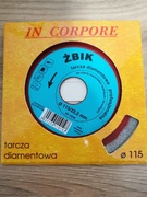 Tarcza diamentowa do gresu Żbik 115mm