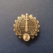 ODZNAKA KLASOWY SPECJALISTA WOJSKOWY 2 PORCELANKA