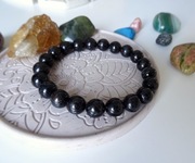 CZAROITU CZAR Bransoletka z rzadkich kamieni Astrofyllit Rękodzieło