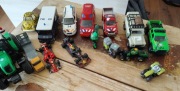 Zabawki metalowe auta policja ambulans F1 Traktor Straż Pożarna 
