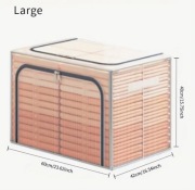 Duży organizer na ubrania, pościel / kontener składany
