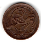 Australia 2 centy 1974 rok
