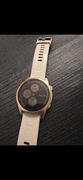 Zegarek Garmin Fenix 7S Sapphire Solar cream złoty damski