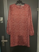 Tu sukienka modny wzór groszki bordo hit blog roz.46