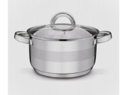 GARNEK Z  POKRYWKĄ Stal INDUKCJA Tadar Roger 24 cm 5,9L