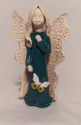 FIGURKA  DZIEWCzYNKI ANIOŁKA CERAMIKA, lato