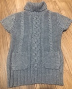 Szary sweter golf tunika c&a r. 134-158