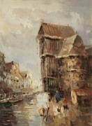 Obraz olejny-Żuraw Gdański