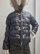 Bomboogie kurtka puchowa oversize kaptur plus futro jenot odpinany 