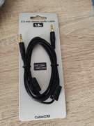 Kabel audio z dwoma pozłacanymi złączami stereo 