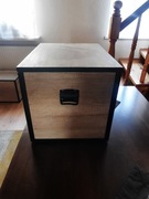 DWIE SKRZYNIE NA PŁYTY VINYLOWE (unikat, piękne wykonanie, okazja)