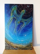 obraz,,Blue Hole'' -  C.S. Lewis, akryle