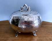 Secesyjna Srebrna cukiernica Wiedeń Max Gadlitzka