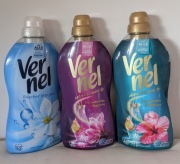 Zestaw 3 płynów do płukania VERNEL - chemia niemiecka 