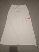 Biała spódnica midi