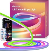 Neonowa taśma LED RGB IC 5 m z synchronizacją muzyki