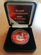 Krugerrand 1 oz space red 2021