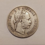 Austro-Węgry 1 floren 1892 r. - srebro 