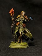 Pomalowana Druid czarodziejka figurka RPG DnD