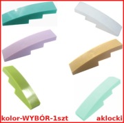 LEGO 61678 SKOS 4x1 biały limonka lawendowy śr.lazurowy Tan Light Aqua