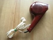 stara zabytkowa retro suszarka do włosów FEMA SR-2 wiśnia wiśniowa PRL