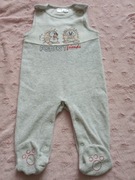 Śpioszki, śpiochy welurowe, uniseks, jak nowe,r.68