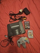 Nintendo 64 z grą i oryginalnymi akcesoriami adapter hdmi