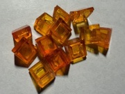 LEGO SLOPE SKOS 30 1x1x2/3 TRANS-ORANGE 54200 12 szt.