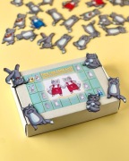 Ciekawa edukacyjna gra dla dzieci „Znajdź takie same koty”