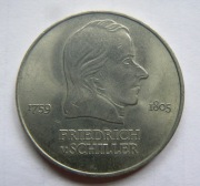 NRD DDR 20 marek, 1972 Schiller