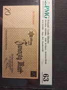 20 mark 1940 getto łódz super stan.