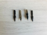 Stare stalówki do piór PRL firmy DELFIN stalówka