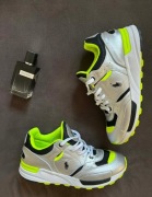 Polo Ralph Lauren Sneakersy Neon Limonka Srebrne Streetwear