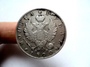 ROSJA: 1 RUBEL 1820 R - RZADSZY ROCZNIK