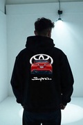 Męska Czarna Bluza M Czerwona Toyota Supra i Logo