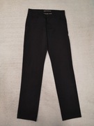 Czarne szare grafitowe eleganckie spodnie Barbetti 30