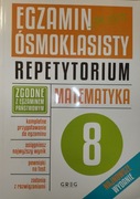 Egzamin Ósmoklasity na 100% Repetytorium Matematyka Greg