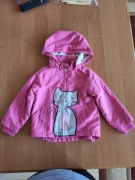 Kurtka wiatrówka dla dziewczynki roz. 92