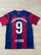 Autograf Robert Lewandowski Barcelona, koszulka rozmiar L