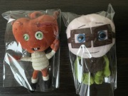 Oryginalne kultowe maskotki serce i rozum