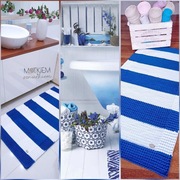 Dywan ze sznurka pleciony 50/100cm Motkiemisznurkiem bawełna 